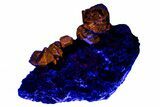 Fluorescent Zircon Crystals in Biotite Schist and Magnetite - Norway #228208-4